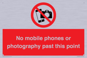 No mobile phones or photography past this point